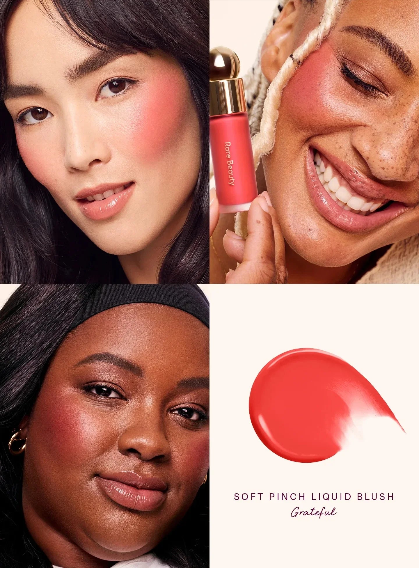 Rare Beauty Soft Pinch Matte Bouncy Cushiony Cream-to-powder Blush Airy and Lightweight Makeup Positive Light Liquid Luminizer