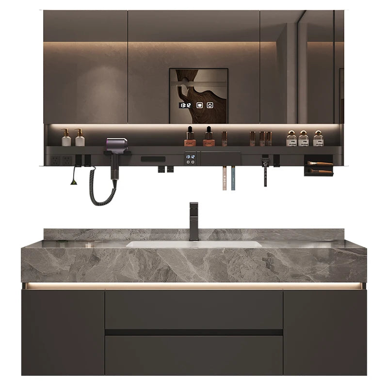 Simple Luxury Bathroom Cabinets Washbasin Vintage Toilet Drawer Bathroom Cabinets Storage Mirrors Mobili Per La Casa Furniture