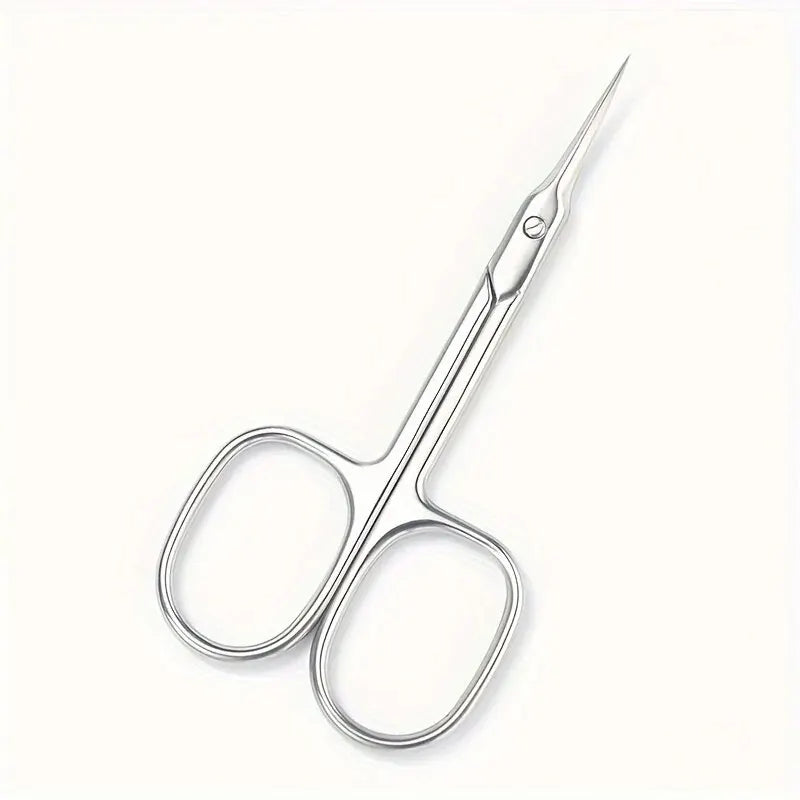 Dead Skin Remover Stainless Steel Curved Tip Thin Blade Cuticle Scissors Nail Clippers Trimmer Manicure Tools Eyebrow Tools