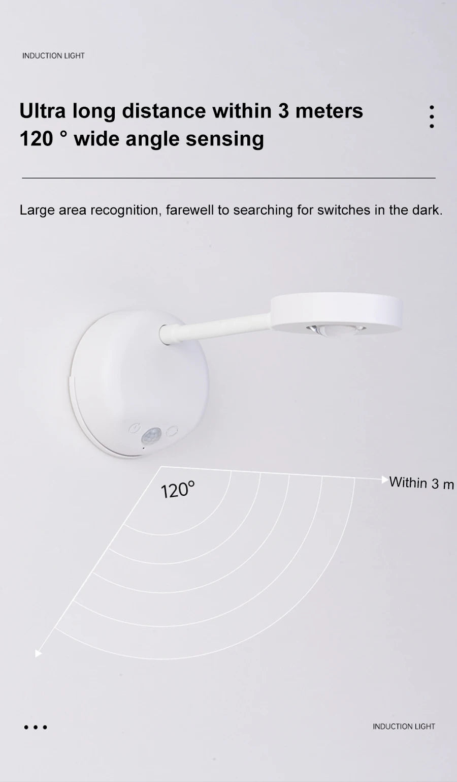 Motion Sensor Light Wireless Night Light USB LED for Kitchen Bedroom Mural Living Room Sensor Wall lamp Indoor Lighting LED USB