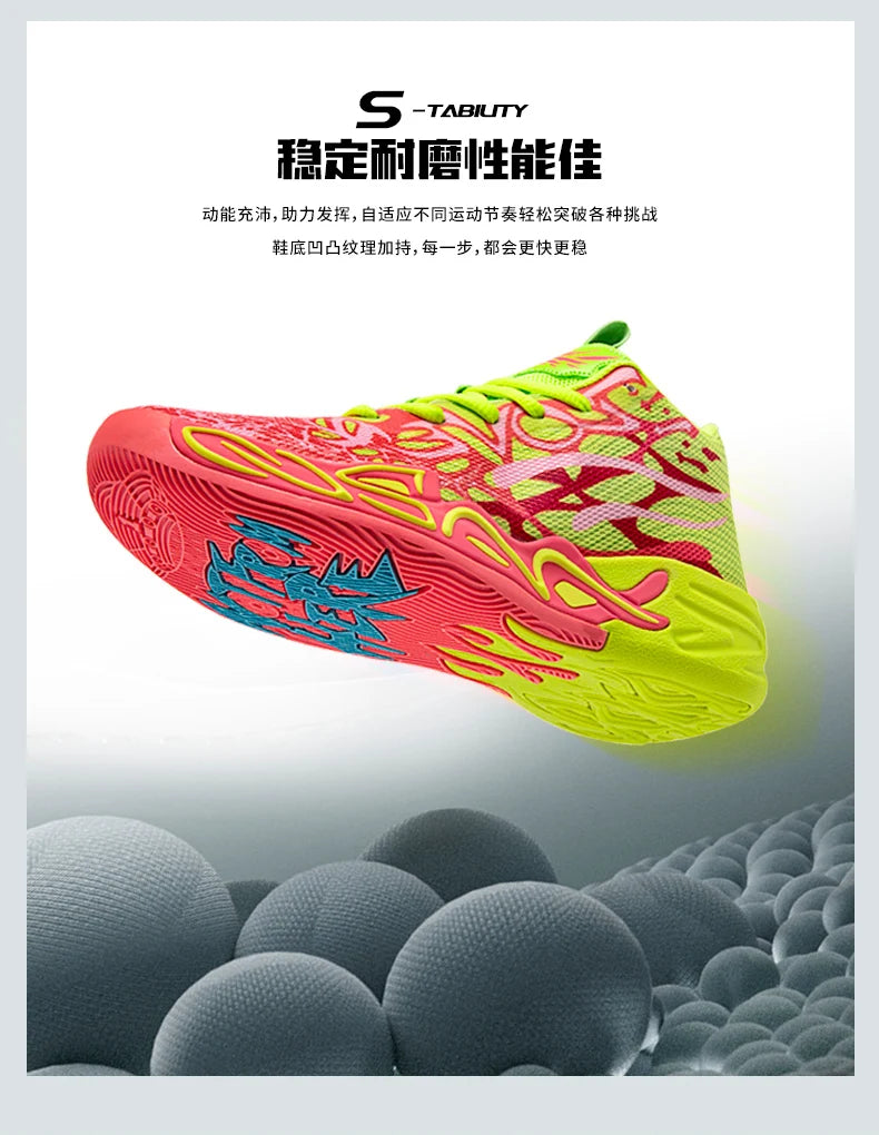 739 High Quality Mens Basketball Sneakers Breathable Cushioning Training Sports Shoes Youth Gym ForMotion Basketball Shoes 35-45