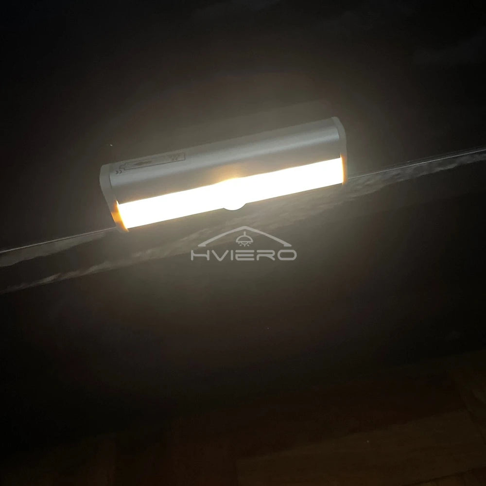 1/2/4/8X Smart Perception Closet Stairs Lighting 6/10LED PIR Motion Sensor Lamp Cupboard Wardrobe Bed Under Cabinet Night Light