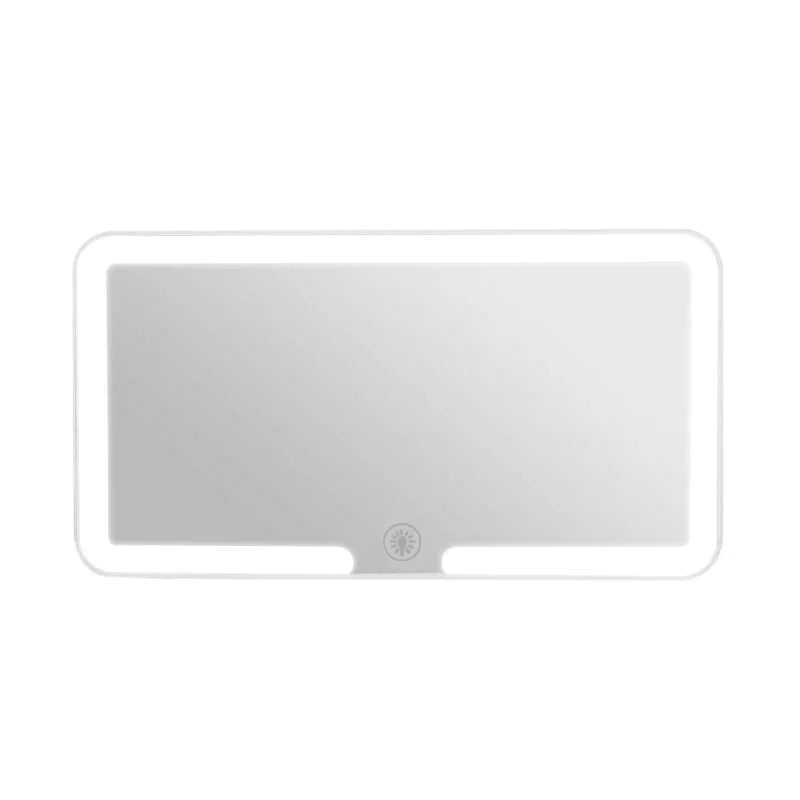 LED detachable car vanity mirror with light - convenient passenger side interior vanity mirror, car mirror hanging accessory