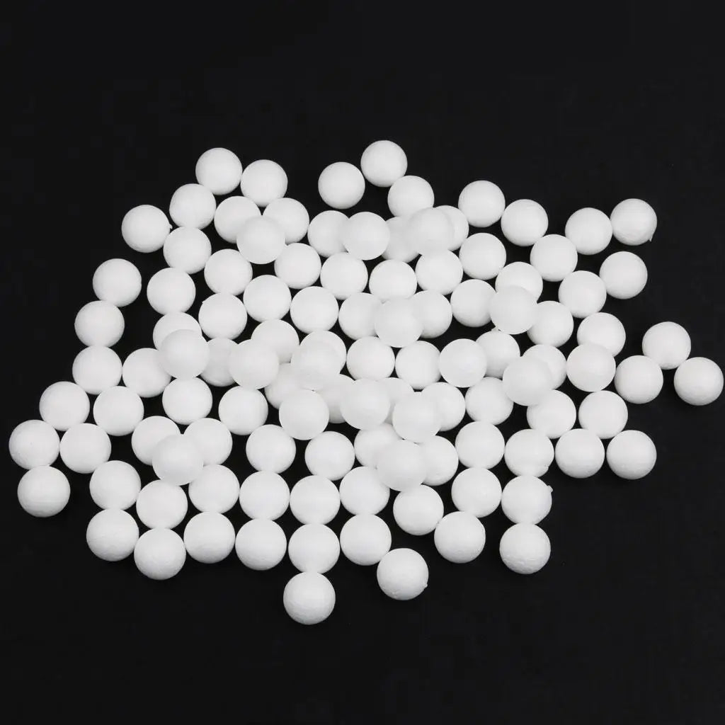 Polystyrene Foam Craft Balls Smooth White Spheres for Sculpting Foam DIY Projects and Home Decor