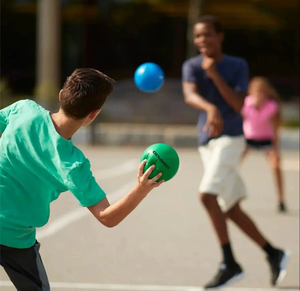 Dodgeball, 6.3 inch Skin Foam Dodgeball,  Low Bounce, Handball, Kickball, Playground Ball, Team ball Sports, Soft Skin