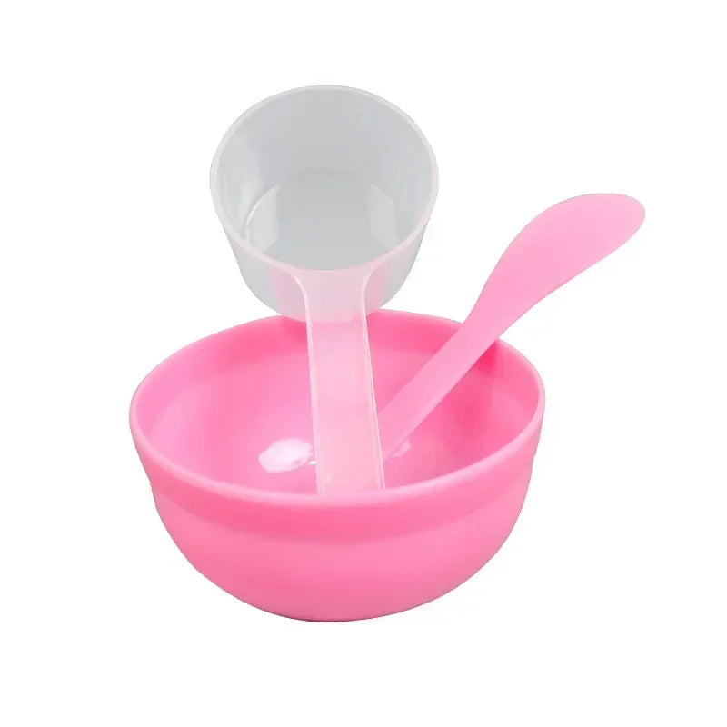 DIY Beauty Tools Skin Care Mask Brush 3pcs/set Facial Brush Mask Bowl Spoon Set Mixing Tools Mixing Beauty Cosmetic Tools