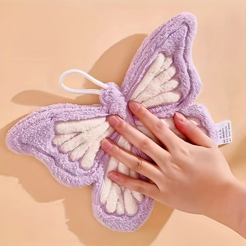 "Beauty" must be translated as "appearance value"   Original: Hanging Coral Fleece Butterfly High-Appearance Cartoon Thickened S