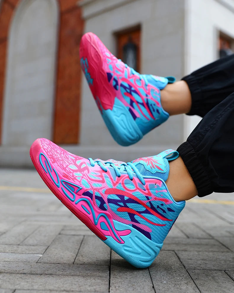 739 High Quality Mens Basketball Sneakers Breathable Cushioning Training Sports Shoes Youth Gym ForMotion Basketball Shoes 35-45