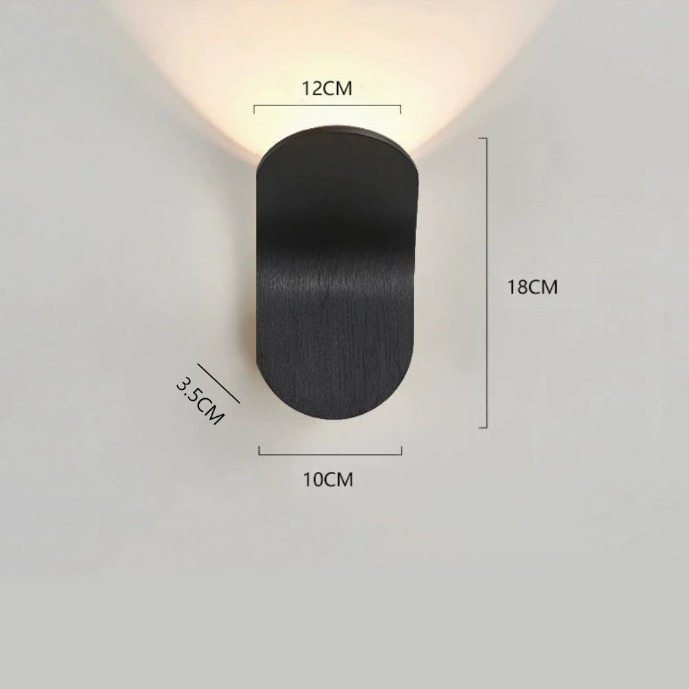 Modern Wall Light Indoor Led Stair Lamp Nordic Minimalist Sconce Foyer Hallway Decor Luminaire Creative Bedside Lighting XINLAT