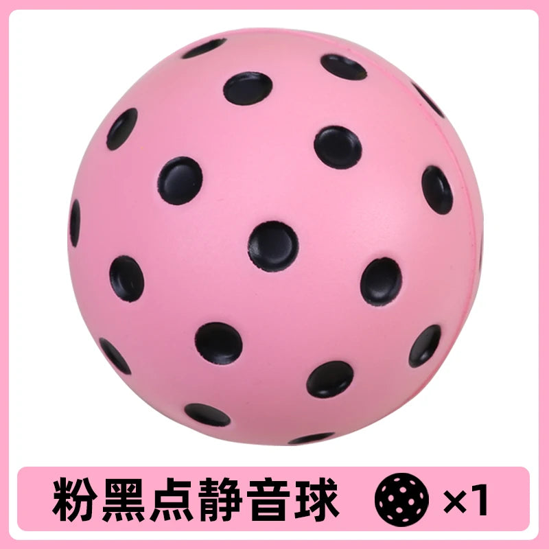 1PC Silent Pickleball Indoor Entertainment Silent Practice Ball PU Foam High Bounce Resistance Not Disturbing People