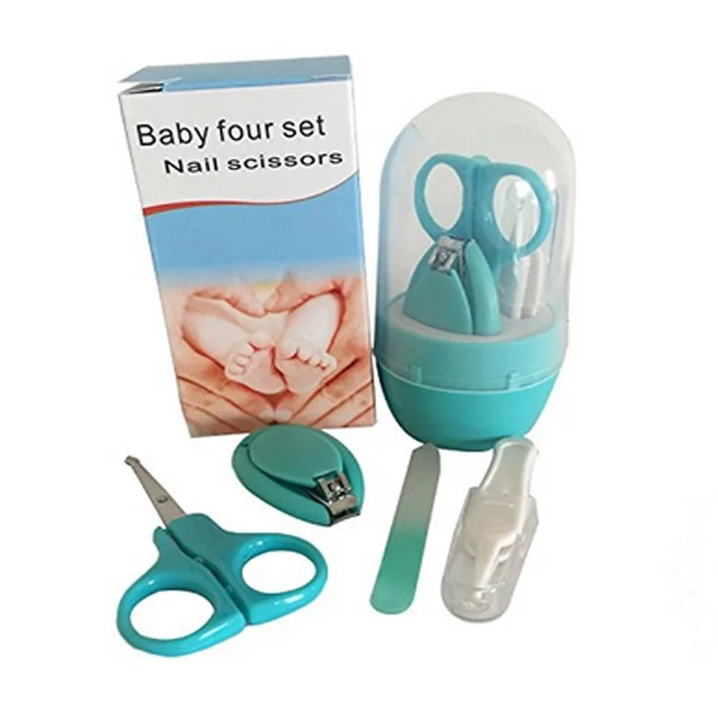 Baby Nail Clipper Kit Baby Healthcare Kits Tool Trimmer Scissors Nail Clippers With Storage Box Baby Nail File Set Manicure Care