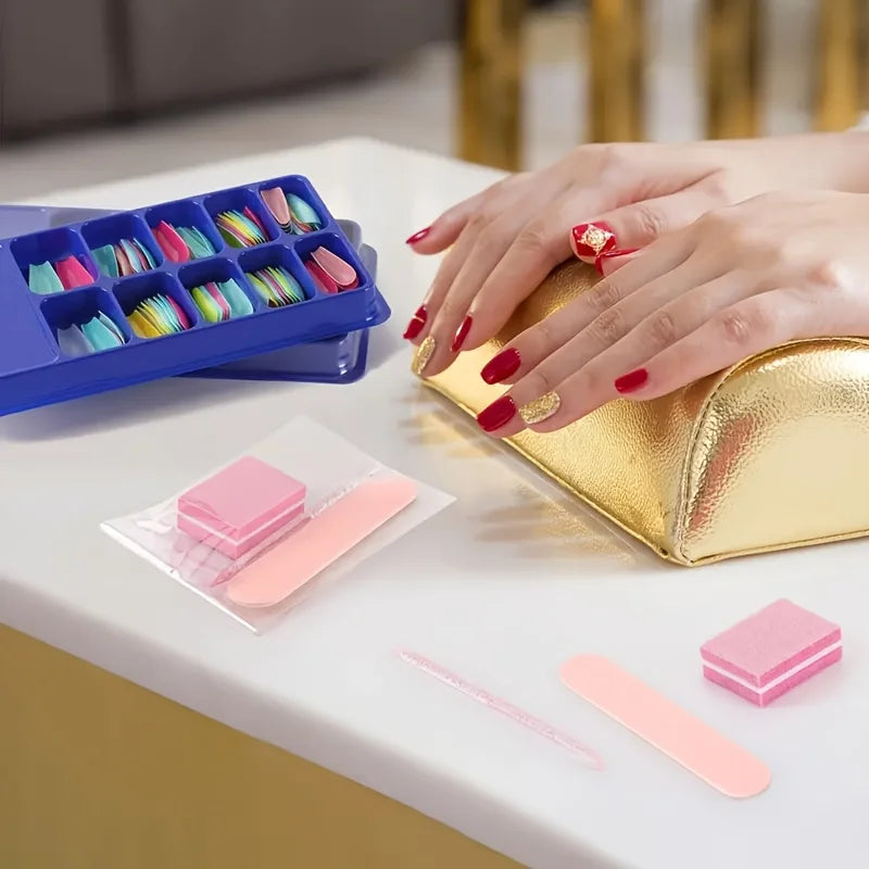 24pcs Nail Care Kit: Mini Files, Buffers & Sticks - Perfect for Jewelry Polishing & Manicures