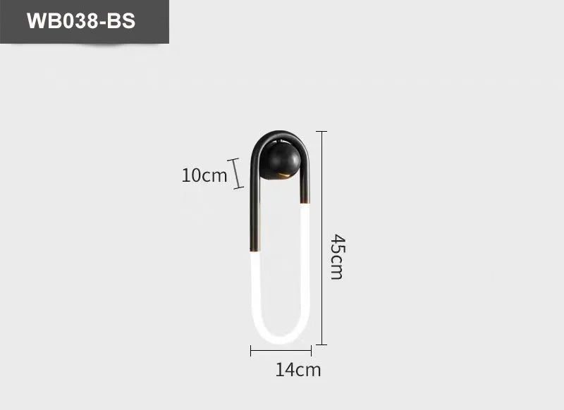 Mirror Wall Lamps Bathroom Modern Wall Lights Toilet Wall Mounted Lighting Fixtures Sconces Indoor Bedroom 12W 40 CM