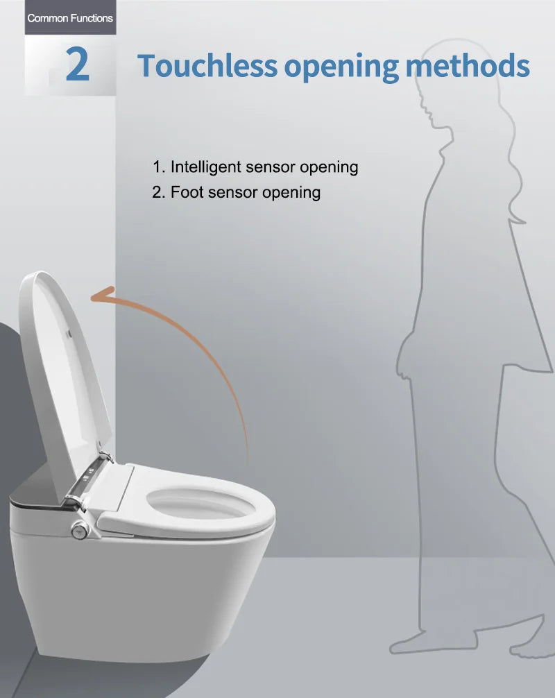 Bathroom New Design Smart Toilet Cleaning Automatic Intelligent Toilet Smart Toilet Floor Mounting