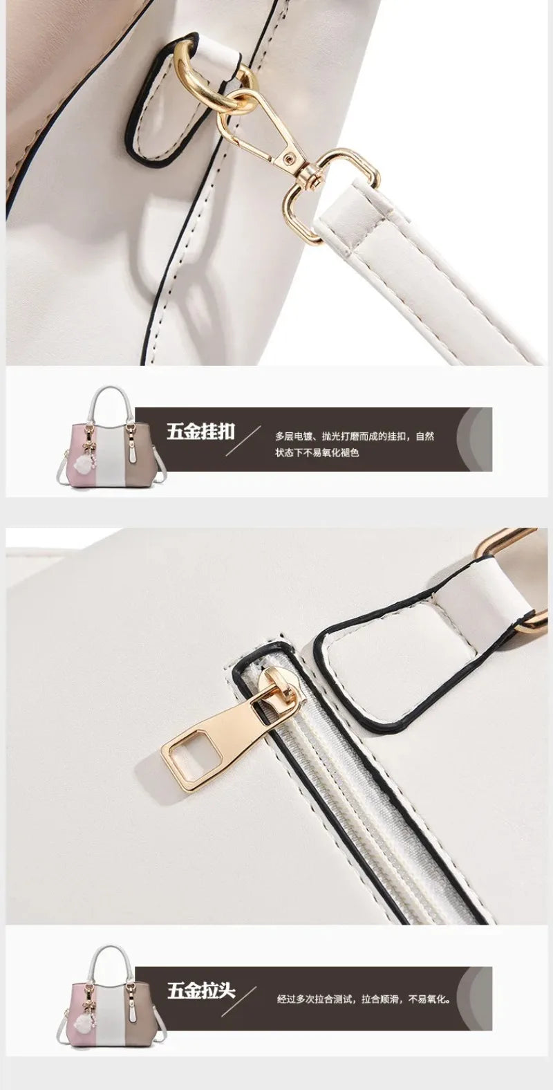 New Fashion Hit Color Ladies Handbag All-Match Hair Ball Pendant Womens Shoulder Messenger Bag European Beauty Bag Bolsos Mujer