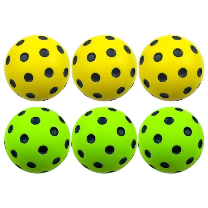 1PC PU Foam Silent Ball for Indoor Pickleball Activities with High Bounce Resistance, Non-Disturbing.