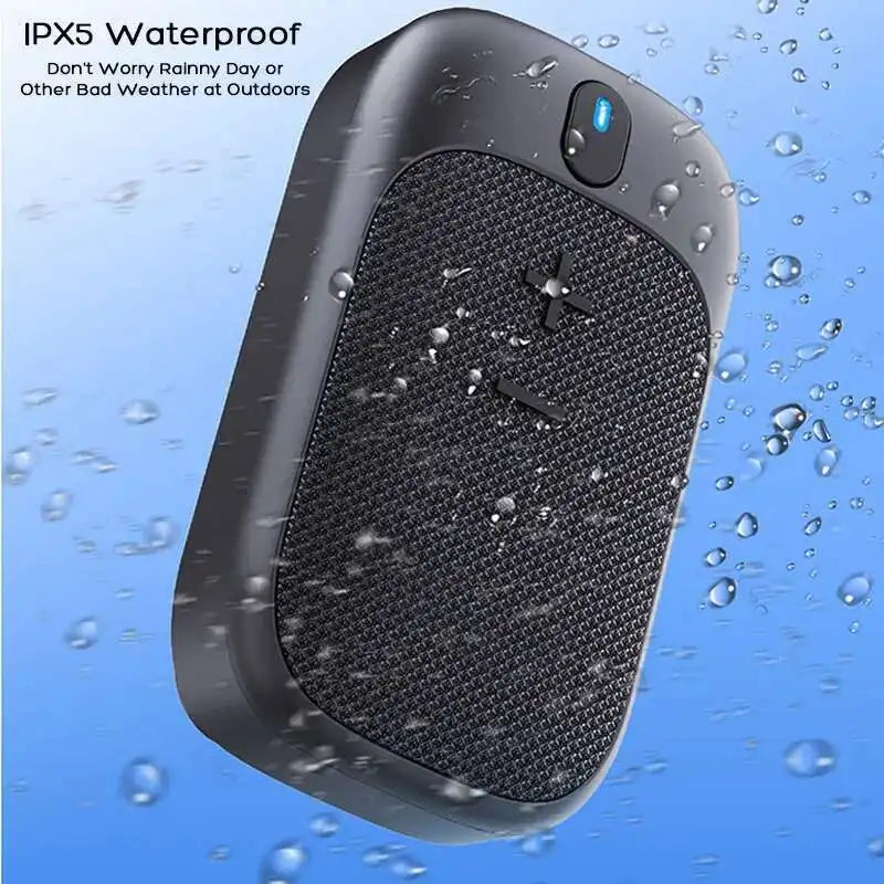 New Wearable Waterproof Bluetooth Speaker, Outdoor Cycling Speaker, Portable Bluetooth Calling Speaker With Magnetic Bracket