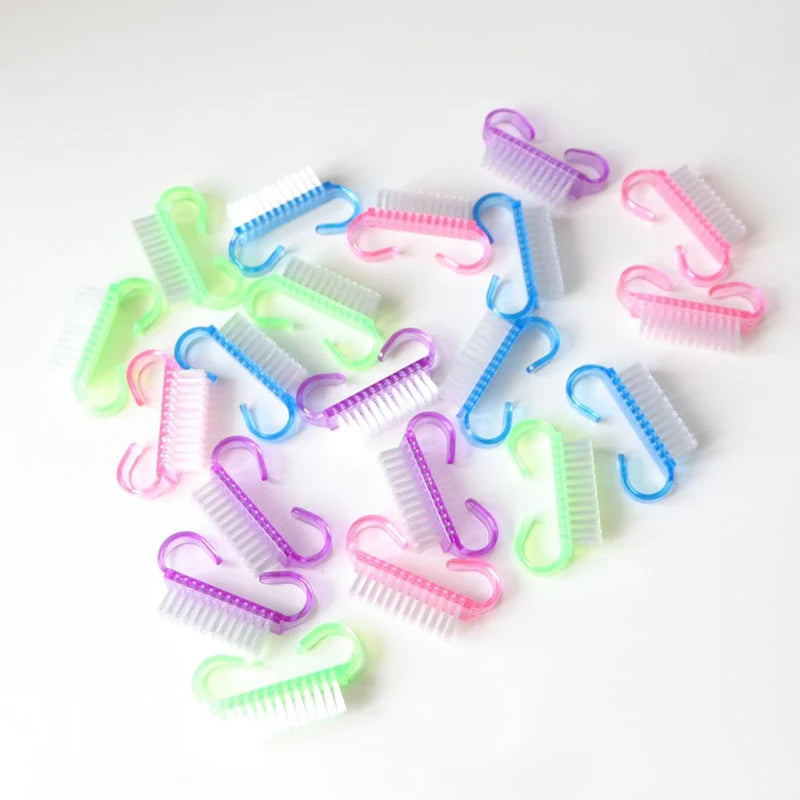 Nail Cleaning Nail Brush Tools File Nail Art Care Manicure Pedicure Soft Remove Dust Small Angle Clean Brush for nail care