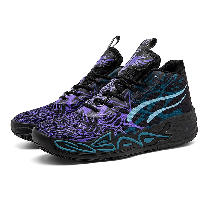 739 High Quality Mens Basketball Sneakers Breathable Cushioning Training Sports Shoes Youth Gym ForMotion Basketball Shoes 35-45