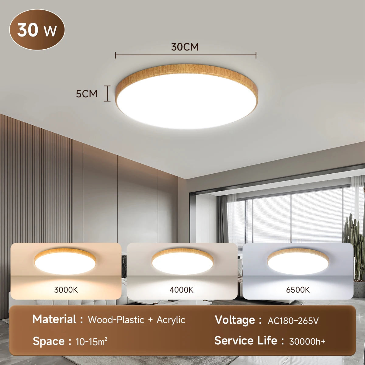 Modern Ceiling Lamp 220V Dustproof Led  Ultra-thin Ceiling Chandelier for Indoor Living Room Bedroom Decorative Ceiling Light