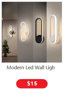 Modern Led Mirror lights lamp for mirror bathroom wall lamp sconce Length680/980mm White/Black/Gold Color Finished