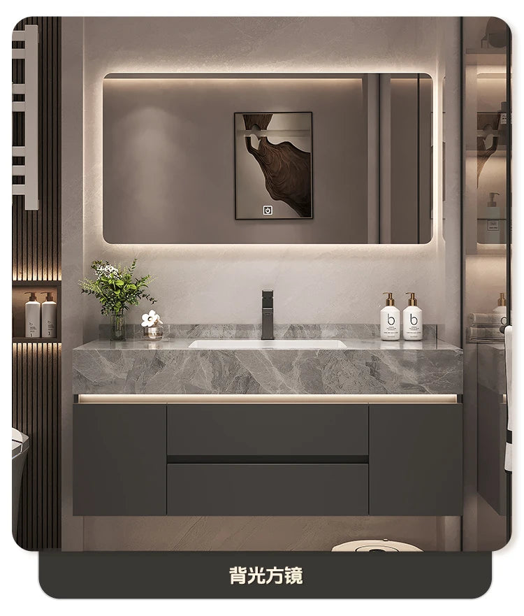 Simple Luxury Bathroom Cabinets Washbasin Vintage Toilet Drawer Bathroom Cabinets Storage Mirrors Mobili Per La Casa Furniture