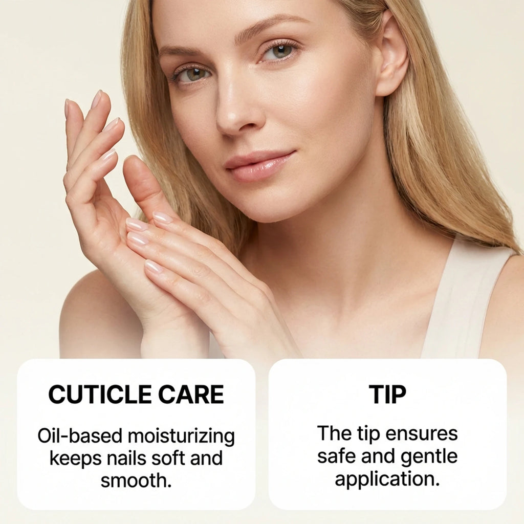 Nail care pen - Gentle care for smooth and shiny nails, moisturizing and smooth, convenient for daily maintenance and care.