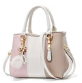New Fashion Hit Color Ladies Handbag All-Match Hair Ball Pendant Womens Shoulder Messenger Bag European Beauty Bag Bolsos Mujer