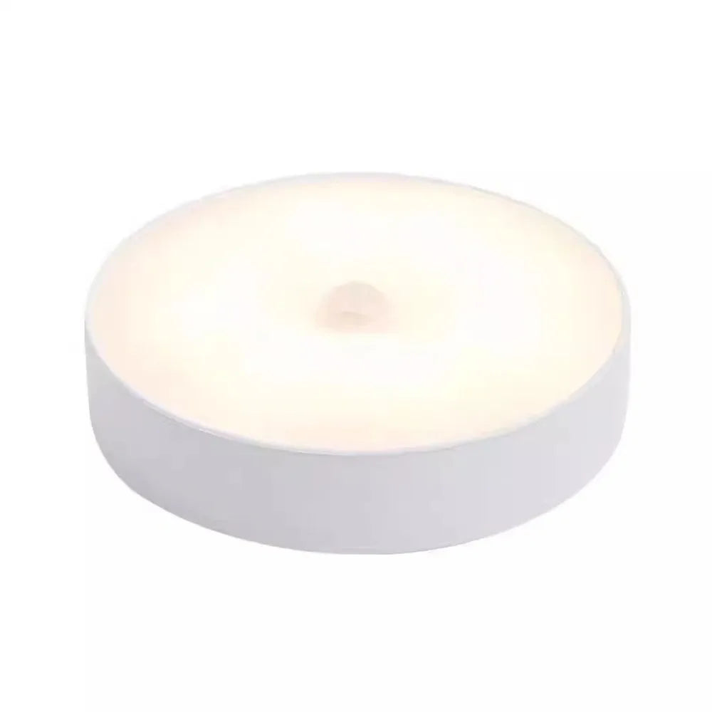 Motion Sensor LED Night Light USB Rechargeable Night Lamp for Kitchen Cabinet Wardrobe Lamp Staircase Wireless Closet Light