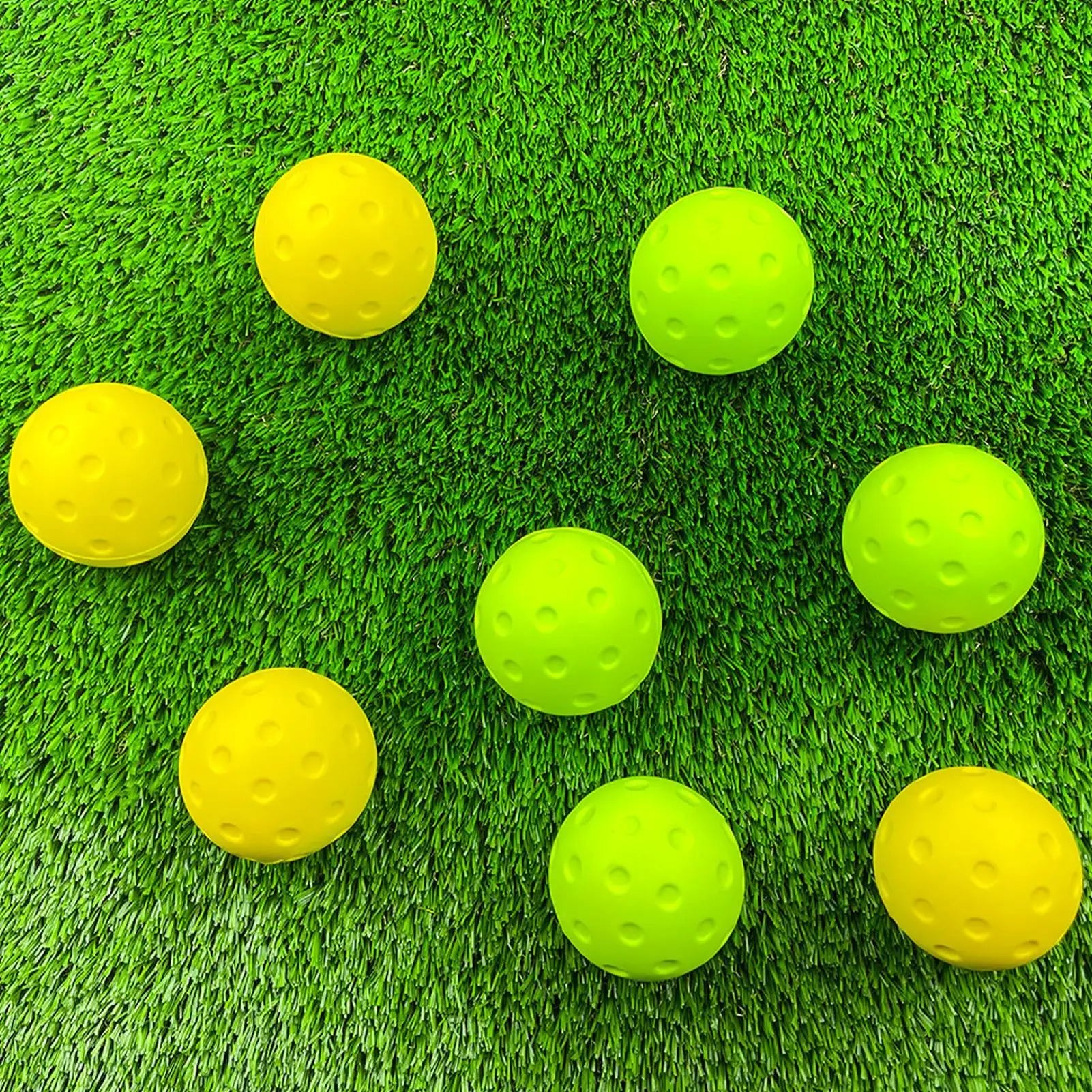 Quiet Foam Hollow Pickleballs For Indoor Outdoor Practice Pickleball Balls Bounce Silent Pickleball Practice Ball Low Noise