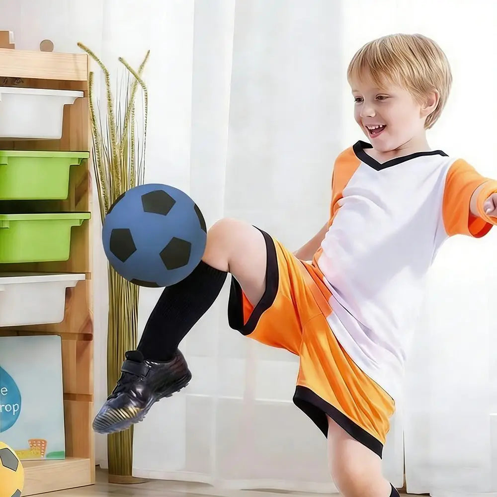 High-Elastic Silent Football Easy to Grip Low Noise Low Noise Foam Soccer Ball 18/21/24CM Squeezable Indoor Training Ball