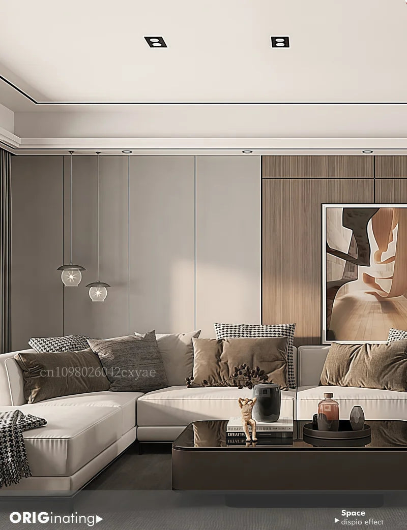 Dimmable LED downlights, COB spotlights, 10W, 20W, 30W, ceiling anti-glare, living room and kitchen indoor lighting