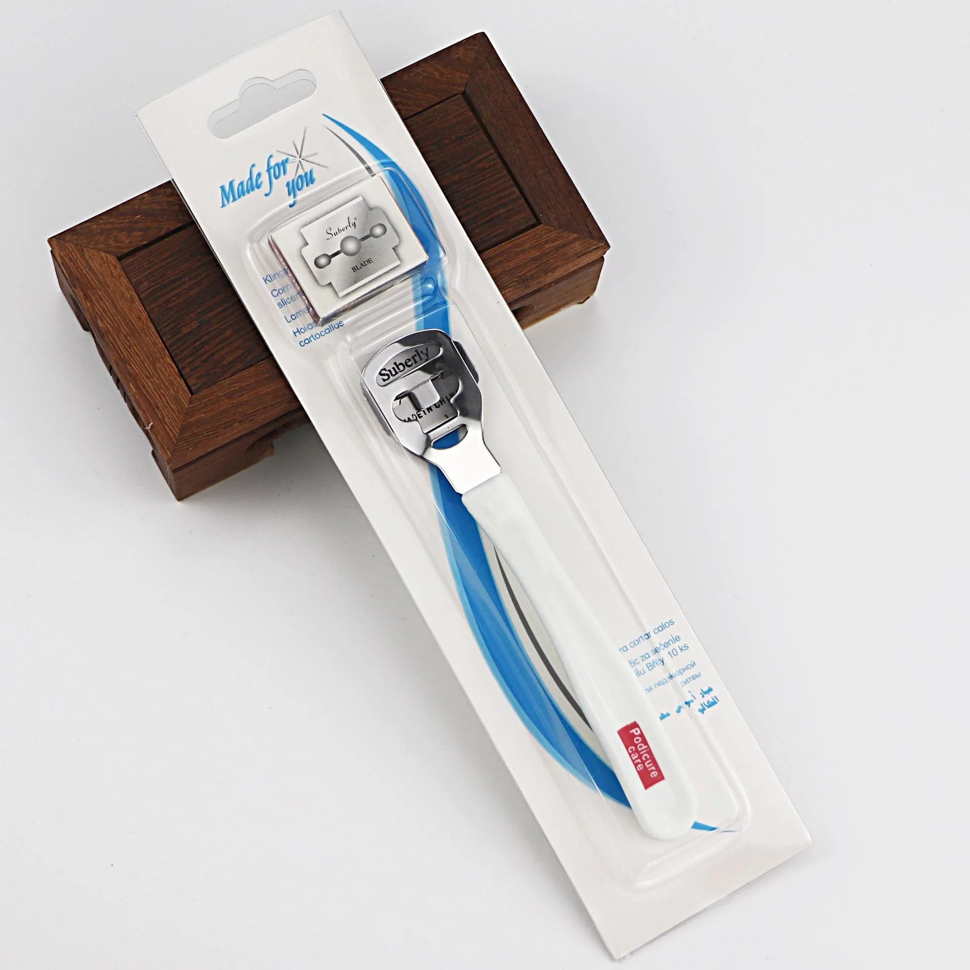 Pedicure Tools Set - Stainless Steel Callus Remover, Foot Rasp & Dead Skin Knife, Salon-Grade Manicure Kit for Home/Spa