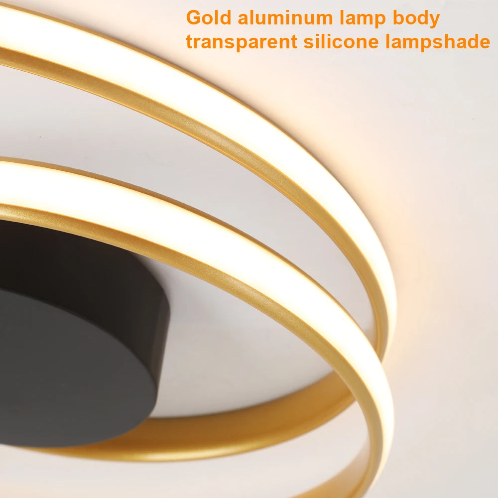 Modern Ceiling Light LED Chandelier Lamp Luminaire Living Dining Room Lighting Acrylic Surface Mounted Home Decor Indoor Fixture