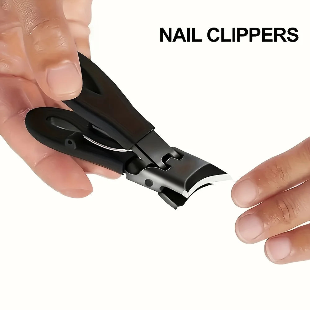 1/5Pcs Nail Care Kit for Ingrown & Thick Toenails - Heavy-Duty Clippers Set with Nail File, Cuticle Nippers, and Grooming Tools