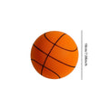 18cm/22cm Silent basketball racket ball for children's indoor training Baby silent sponge elastic small leather ball toys