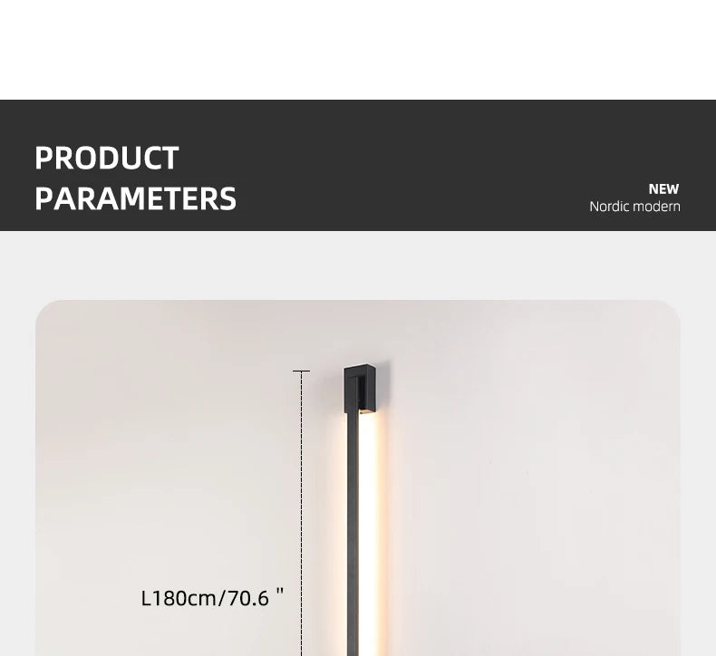 Smart Dimmable Outdoor Wall Light Black Modern LED Lamp IP65 Waterproof via APP Control for Garden Home