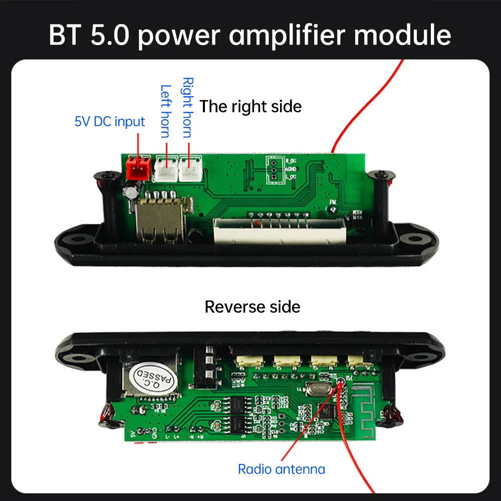 Bluetooth Speaker DIY Kit with FM Radio 87.5-108MHZ DIY Welding Project Practice Electronic Kit Solder Assembly U Disk TF AUX