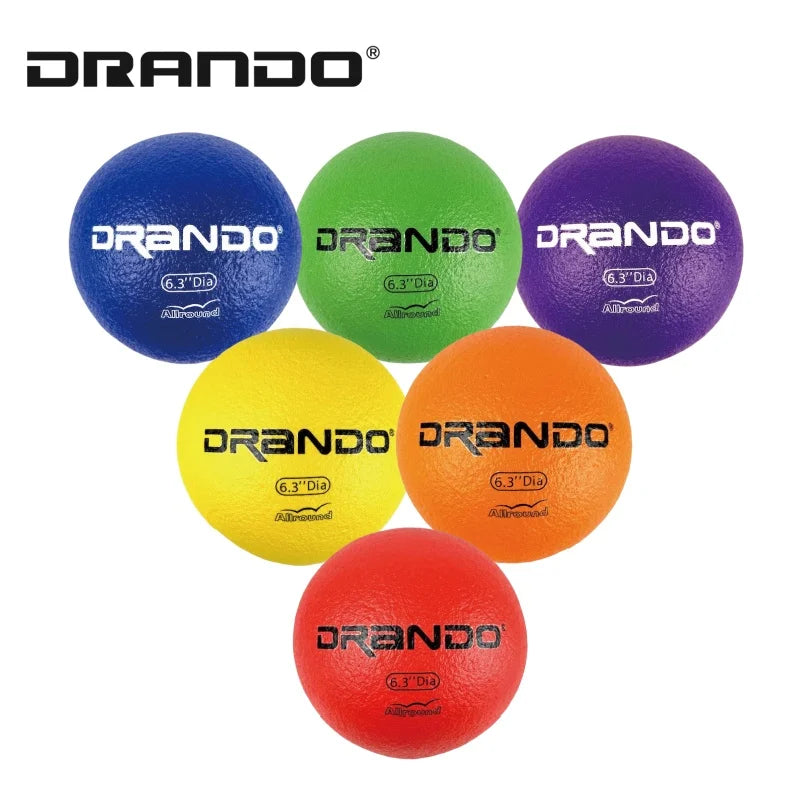Dodgeball, 6.3 inch Skin Foam Dodgeball,  Low Bounce, Handball, Kickball, Playground Ball, Team ball Sports, Soft Skin