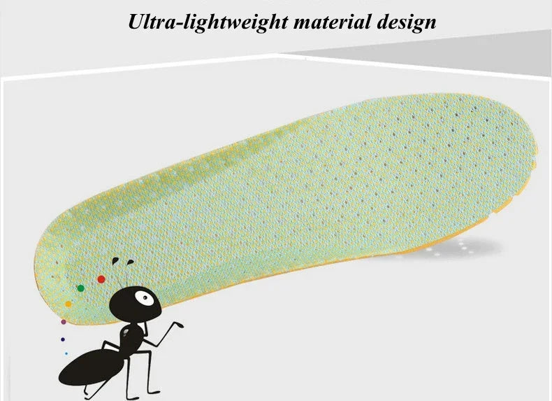 Memory Foam Insoles for Sneakers Honeycomb Breathable Insole Sports Shoe Pad Inserts Orthopedics Flat Feet Pads for Woman Man