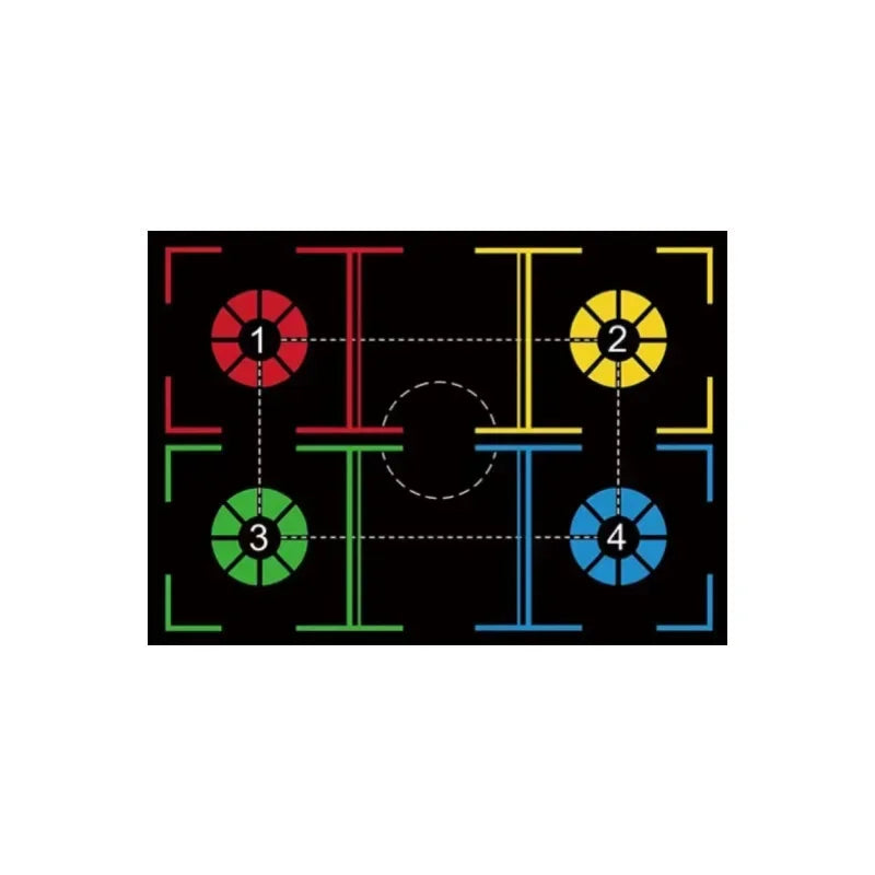 Basketball Train Mat  Non Slip Soundproof Material Training Anti Slip Mats Stain Easy To Maintain Indoor Water Absorption