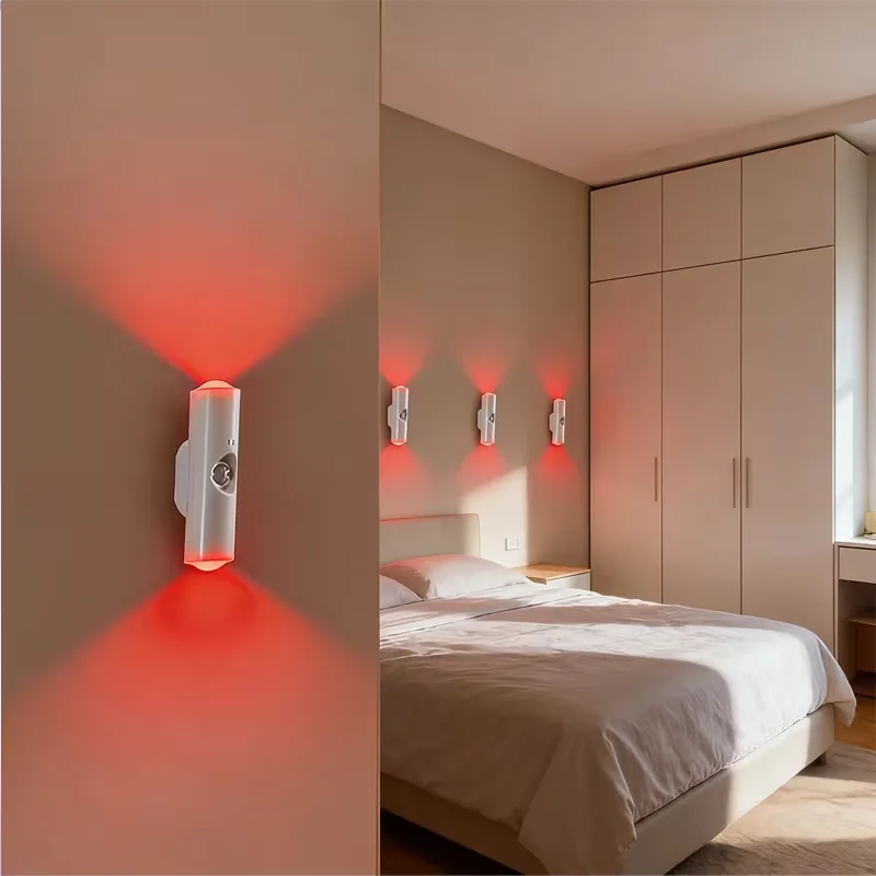 Motion Sensor Smart LED Light Bar - Wall-Mounted Dimmable USB Lighting for Stairs Hallway Bedroom Home Use