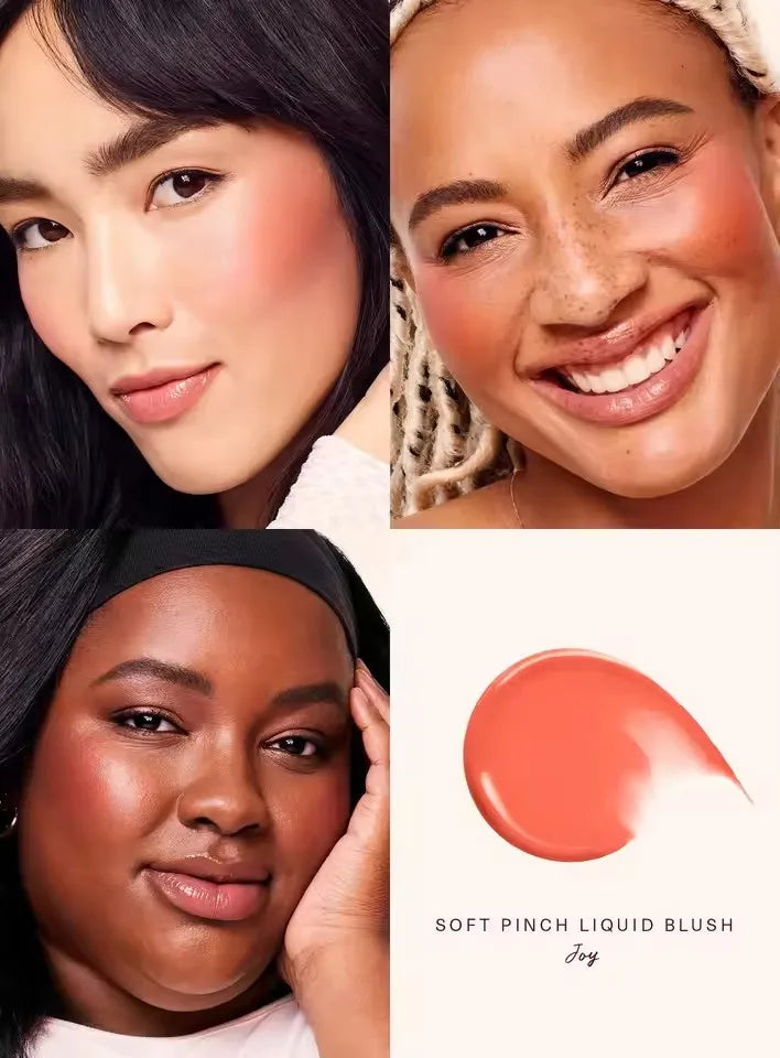 Rare Beauty Creamy Powder Blush Soft Focus Luminous Glow Buildable Pigment Lightweight Long Lasting Non-Fading Rosy Cheek Makeup