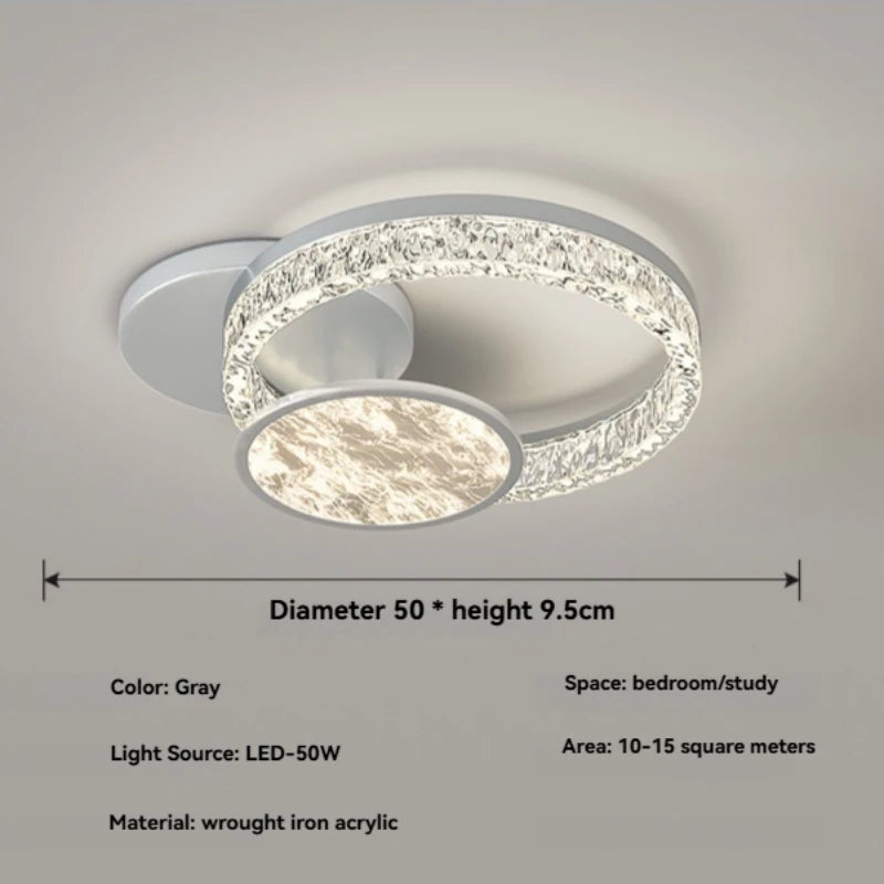 Living Room Ceiling Light High-end Italian Minimalist Hall Light Home Nordic Light Luxury Bedroom Kitchen LED Ceiling Light