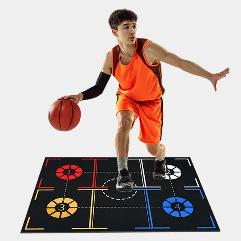 Basketball Train Mat  Non Slip Soundproof Material Children adolescents Indoor Ball Control Training dribbling drill thickening