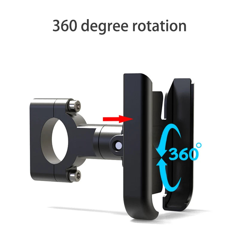 VIKEFON Aluminum Alloy Motorcycle Bike Bicycle Phone Holder for 4-7 inch Smartphone GPS Handlebar Mount Motorbike Accessories