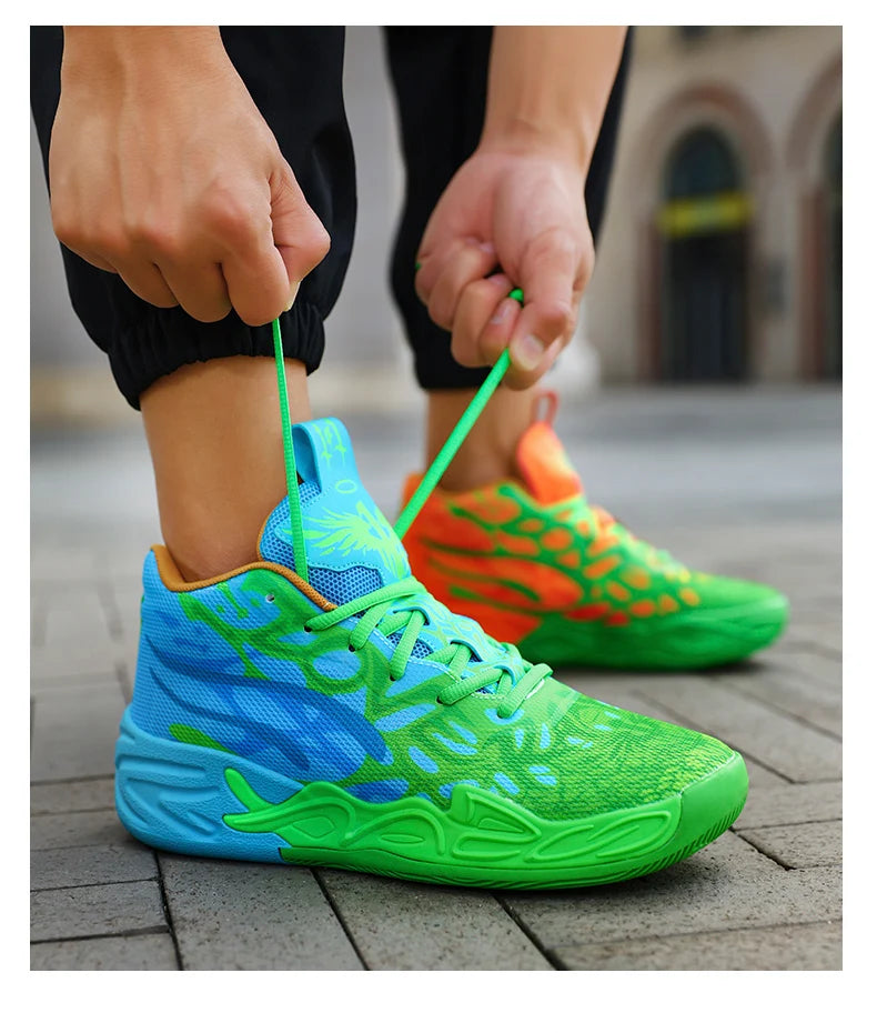 739 High Quality Mens Basketball Sneakers Breathable Cushioning Training Sports Shoes Youth Gym ForMotion Basketball Shoes 35-45