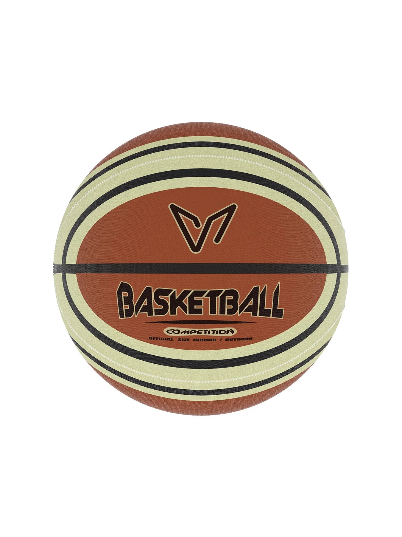 Silent Basketball with Cloth Cover No Bounce Noise Practice Training Ball for Kids PU Foam Soft Touch Perfect for Apartment