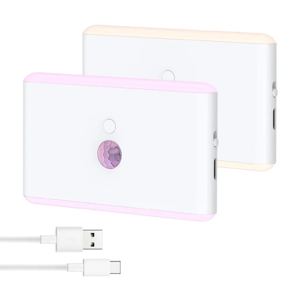 Motion Sensor LED Motion Sensor Night Light Rechargeable Wireless Magnetic Wall Lamp Dimmable Lighting Magnetic