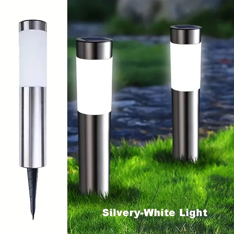 Solar Pathway Lights Waterproof Upgraded Walkway Landscape Outdoor Driveway Auto On/Off Lights for Yard Lawn Patio